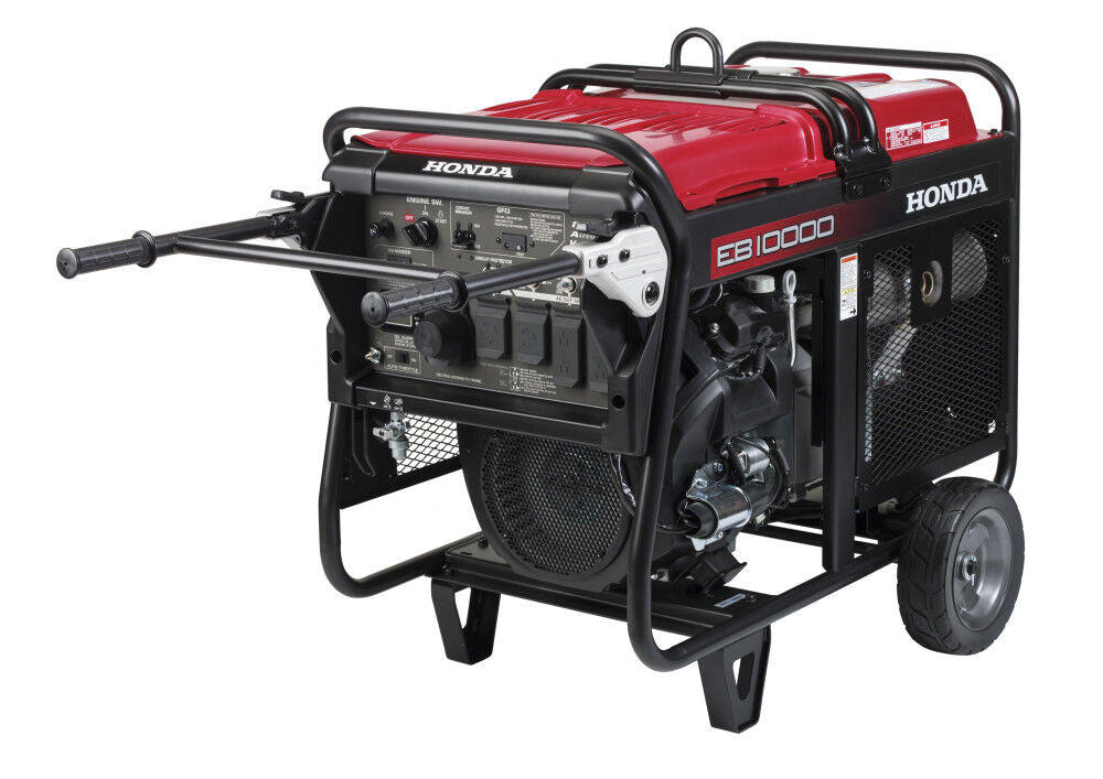 Honda EB10000 Industrial Generator – 10,000W GX630 V-Twin with CO-MINDER, Electric Start