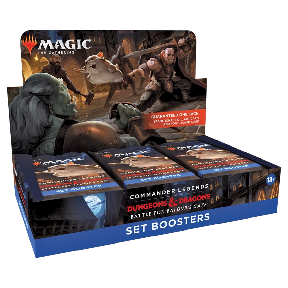 Magic: The Gathering Commander Legends – Battle for Baldur's Gate Set Booster Box (18 Packs)