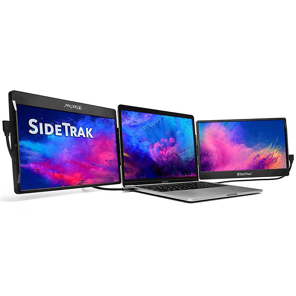 SideTrak Swivel Triple Portable 12.5" Monitor 2-Pack – Black, Laptop Screen Extender
