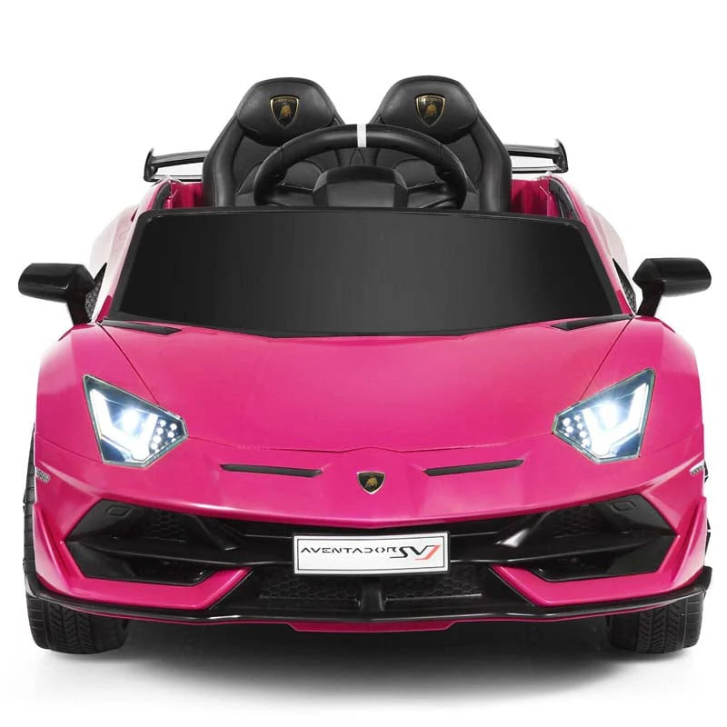 Licensed Lamborghini SVJ 12V Kids Ride-On Car – Electric Sports Car with Remote, Trunk, Music & LED Lights