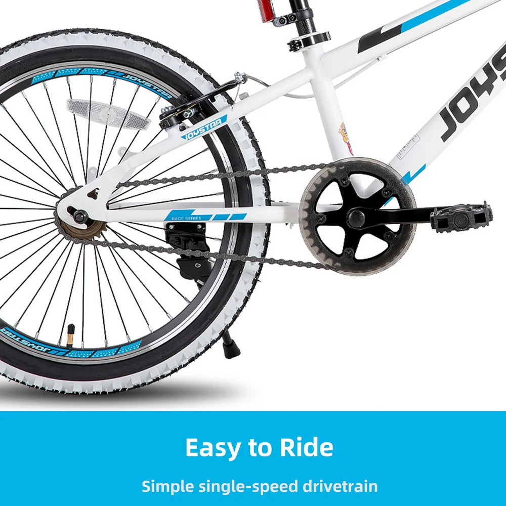 JOYSTAR Lubbock Kids Mountain Bike 20" and 24" Single-Speed Bicycle for Boys and Girls
