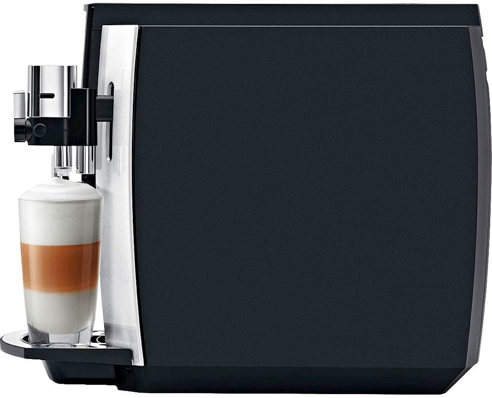 JURA S8 Automatic Espresso Machine – Moonlight Silver, 15 Bars, 4.3 in Touchscreen, Fine Foam Frother