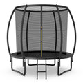 Outdoor Trampoline with Enclosure Net, Ladder & Safety Pad – 8/10/12 ft, ASTM Approved