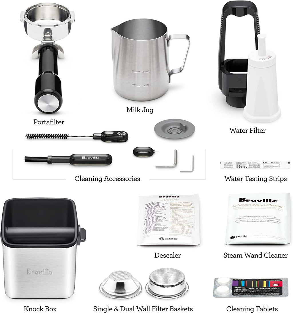 Breville Oracle Touch BES990 Automatic Espresso Machine – 45 Grind Settings, Touchscreen, 58mm Portafilter