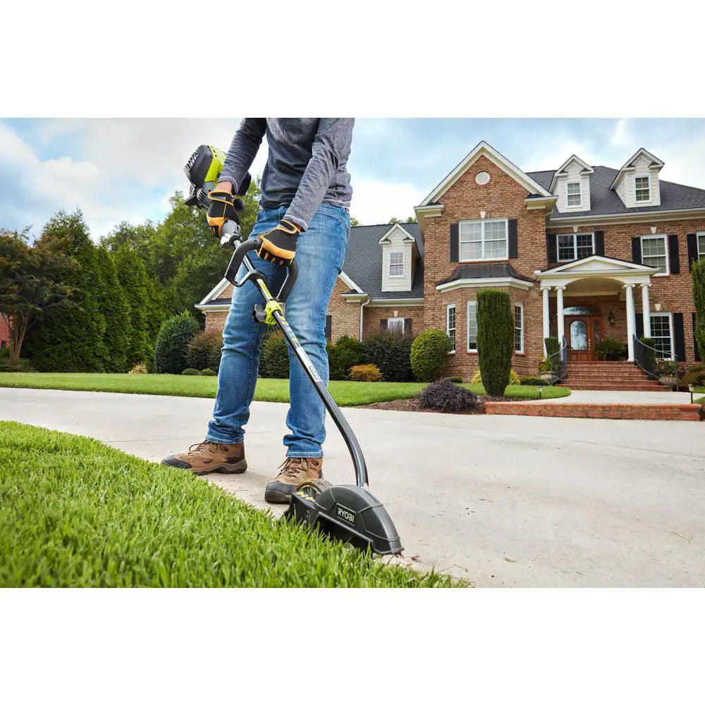 RYOBI RY4CSS 30cc 4-Stroke Straight Shaft Gas Trimmer – Attachment Capable, 18" Cut