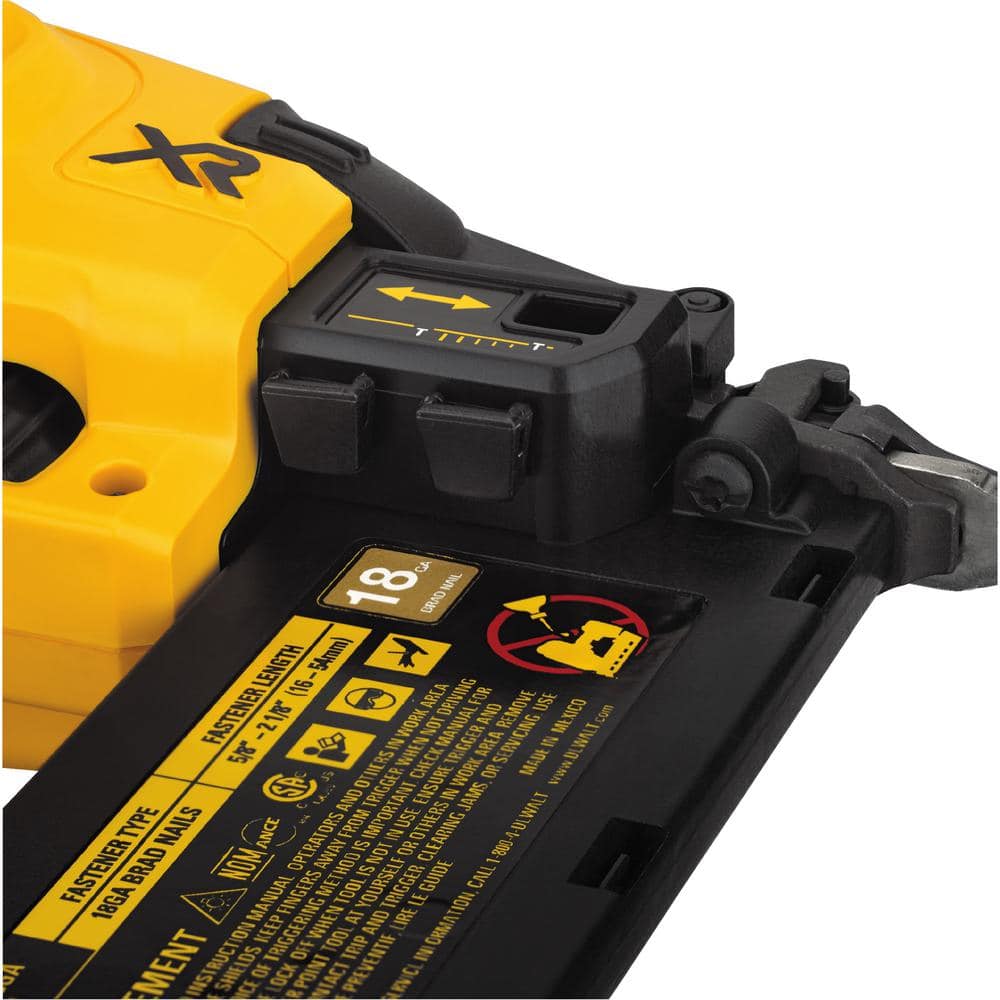 DEWALT DCN680B 20V MAX XR 18-Gauge Cordless Brad Nailer – Brushless, Tool Only