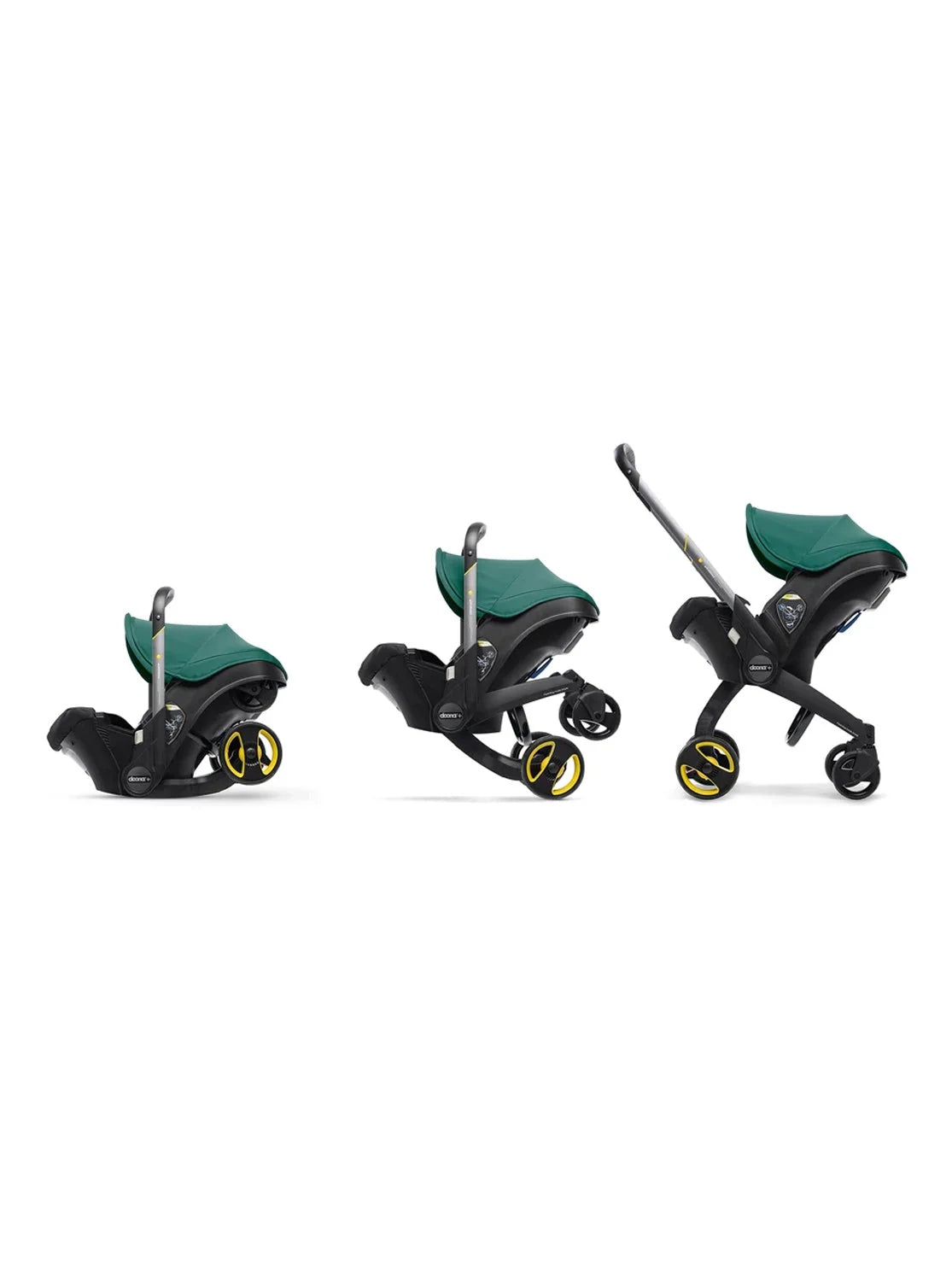 DOONA Infant Car Seat Stroller with LATCH Base – All-in-One Travel System, Nitro Black (Open Box)