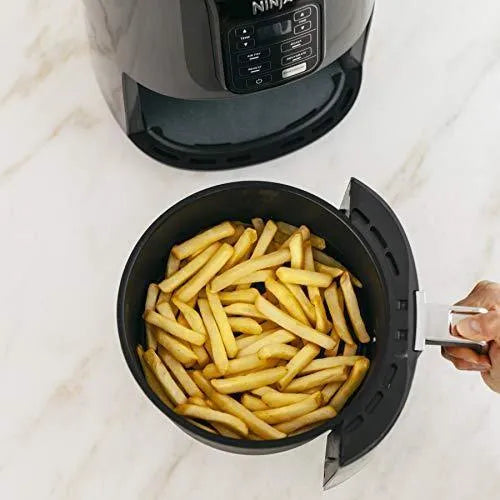 Ninja AF101 4-Quart Air Fryer - Black/Grey, 105-400F, Ceramic Nonstick Basket, Roast, Reheat & Dehydrate