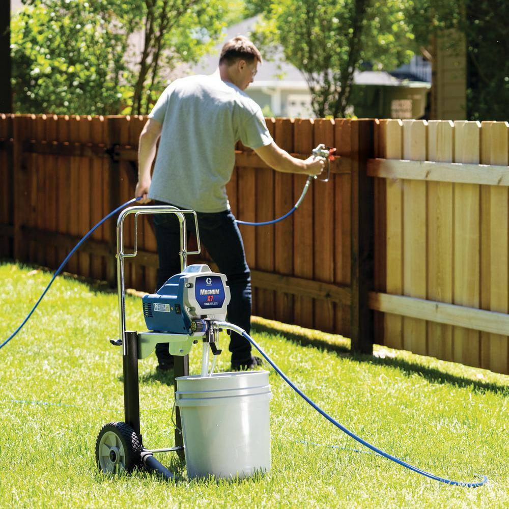 Graco Magnum X7 (262805) Cart Airless Paint Sprayer – 3000 PSI, SG2 Gun, 100 ft Hose, Made in USA