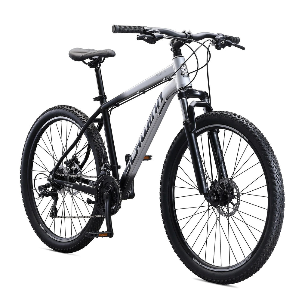 Schwinn AL Comp Men's Mountain Bike, 27.5" Wheels, 21-Speed, Grey Aluminium Frame