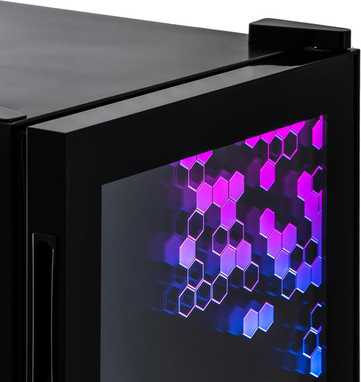 NewAir 126 Can Beverage Refrigerator – Freestanding Mini Fridge, Glass Door, LED, 7 Settings