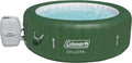 Coleman Inflatable Hot Tub Spa – 140 Bubble Jets, 242 gal, Heated, Pump & Cover, Fits 4