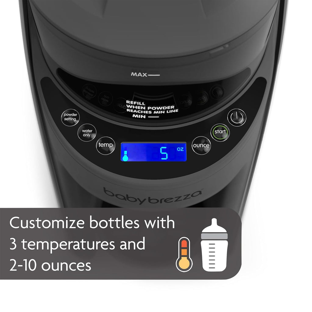 Baby Brezza Formula Pro Advanced Automatic Warm Formula Dispenser, BPA-Free, White