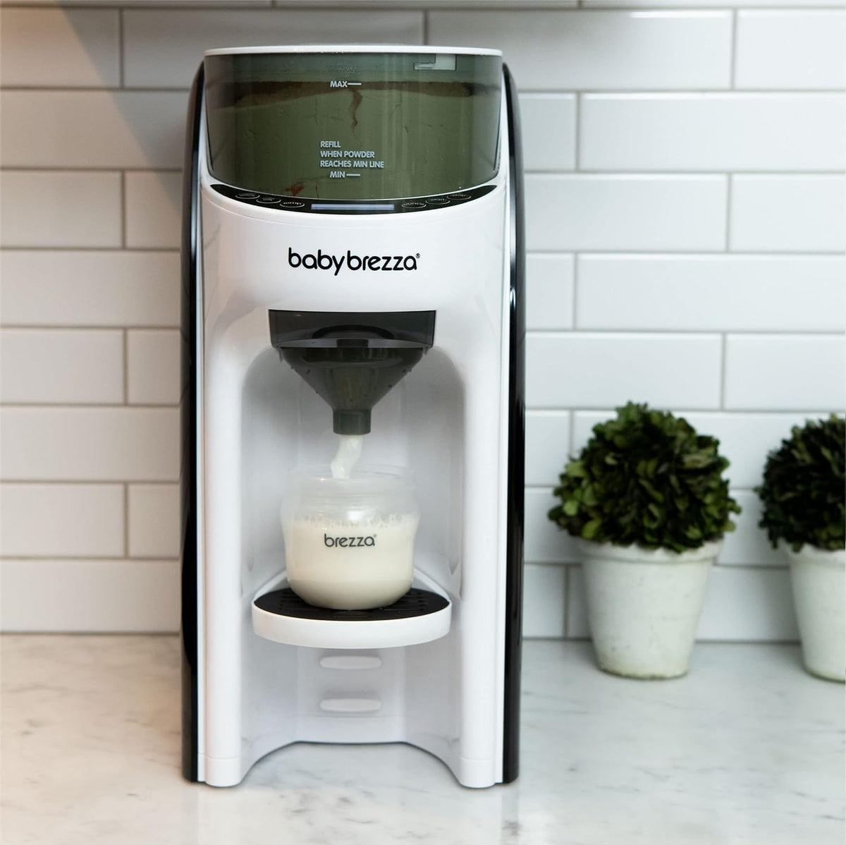 Baby Brezza Formula Pro Advanced Automatic Warm Formula Dispenser, BPA-Free, White