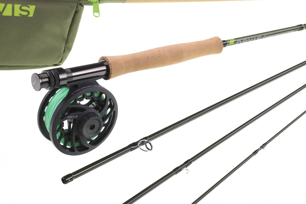 Orvis Encounter Fly Rod Outfit - Complete Rod, Reel and Line Combo for Beginner Fly Anglers