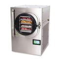Harvest Right medium stainless steel home freeze dryer on a countertop
