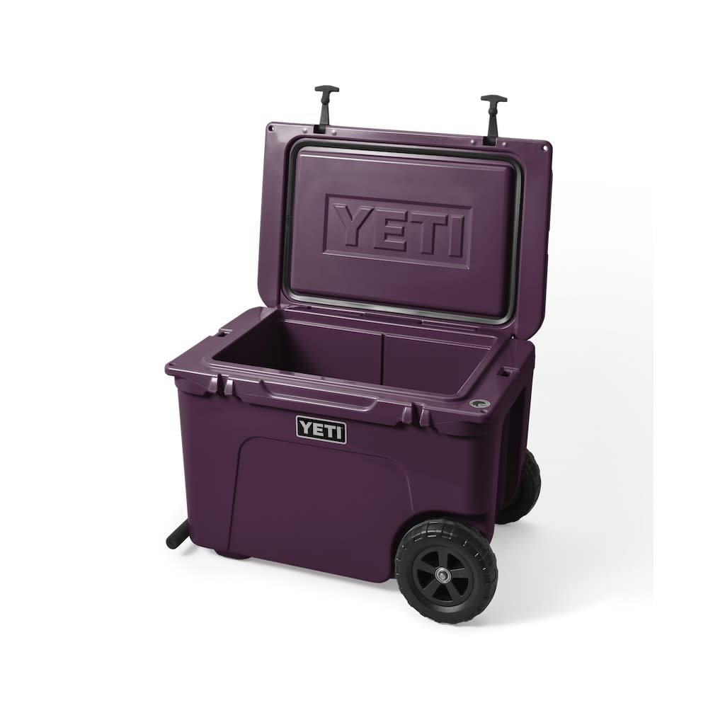 YETI Tundra Haul Wheeled Hard Cooler – 45 Can Capacity, Nordic Purple