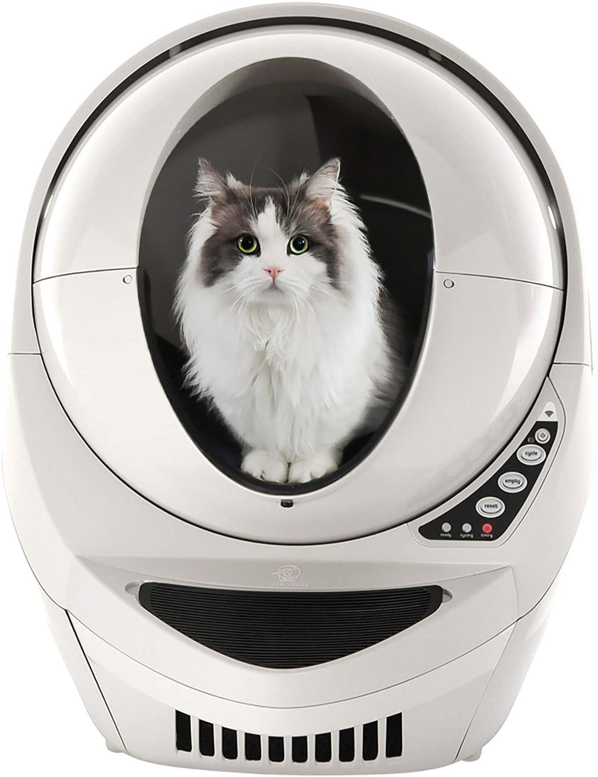 Beige Whisker Litter-Robot 3 Connect smart self-cleaning litter box for cats