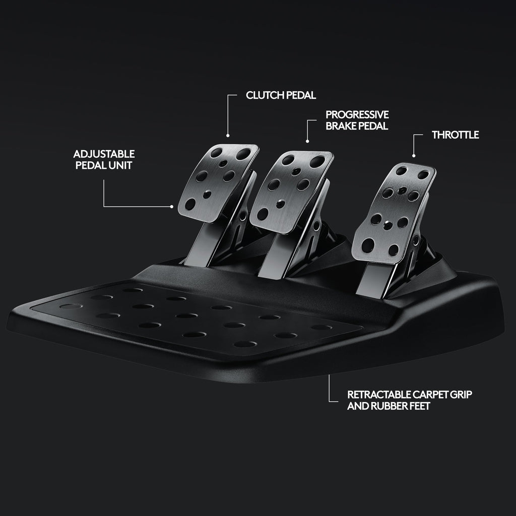 Logitech G29 Driving Force Racing Wheel & Floor Pedals – Black for PS5, PS4, PC and Mac