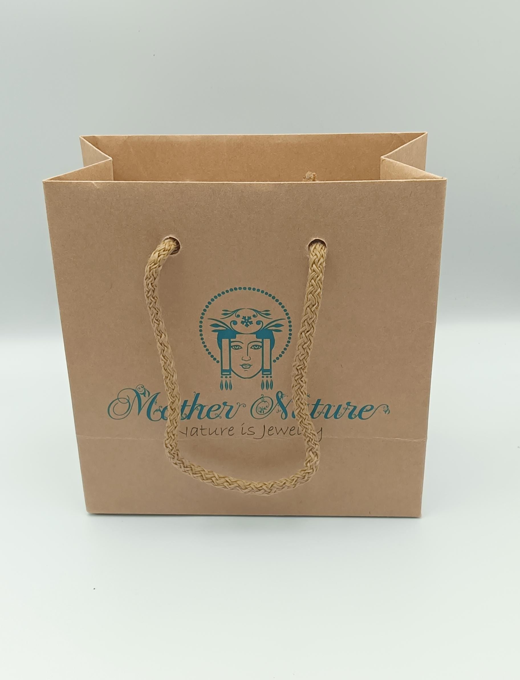 Real mulberry leaf statement earrings, product view 5